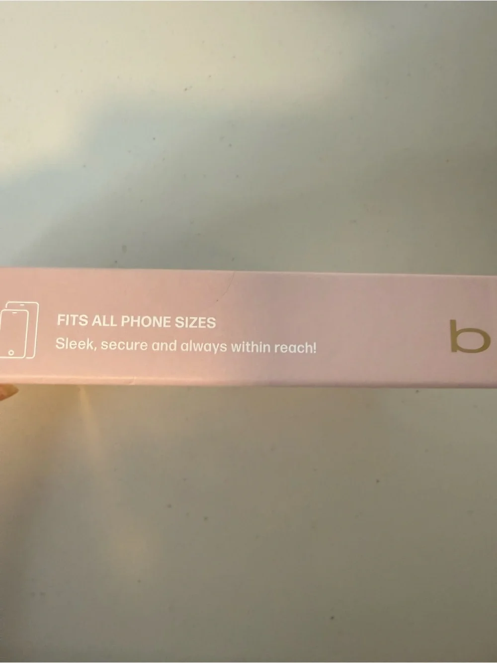 Bebe Athletic Phone Crossbody Pouch Pink Adjustable Strap NIB